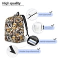 thumbnail image 5 of Balery Cute Dog Vintage Canvas Backpack for Men and Women - Large Capacity, Durable Travel Laptop Bag for School, Work, Hiking, and Outdoor Activities, 5 of 7