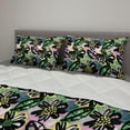 thumbnail image 2 of Botanical Comforter & Sham Bedding Set, Floral Theme Abstract Plants from Flowers and Leaves Pattern in Watercolor Style, 3 pcs Duvet Set Microfiber Filling Quilt, 5 Sizes, Multicolor, by Ambesonne, 2 of 4
