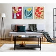 thumbnail image 6 of Kate and Laurel Sylvie Persimmon Framed Canvas Wall Art by Emma Daisy, 18x24 Natural, Simple Floral Botanical Wall Décor, 6 of 6