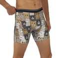 thumbnail image 5 of Sigee Cartoon Bear for Men's Boxer Briefs,Moisture Wicking and Breathable Medium, 5 of 9