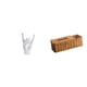 thumbnail image 1 of Caja de pañuelos con forma de escultura de gesto de mano creativa, ideal para decorar el dormitorio, la cocina o el restaurante. Incluye control remot, 1 of 8