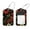 multicolored 1, variant on PhooArto Flower Hawk Moth Skull Pattern Luggage Tags with Stainless Steel Loop, 2 Pack Luggage Tag Holders for Travel Luggage Baggage Identifier