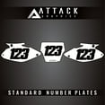 thumbnail image 2 of Attack Graphics Number Plate Backgrounds for Honda CR250R 2004, 2 of 2