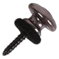 thumbnail image 3 of 12 Piezas Correa de Guitarra de Cabeza de Setas Botones Correa Cerraduras Cromo (Negro), 3 of 5