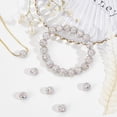 thumbnail image 4 of Visland 100 Pcs 10mm Rhinestone Clay Beads Ice Collection Baseball Bling Style Round Beads for DIY Necklace Bracelet Earrings Jewelry, 4 of 8