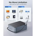 thumbnail image 3 of ORICO 4 Bay External Hard Drives Enclosure 10Gbps Aluminum SATA Hard Drive Docking Station Type-C 2.5''/3.5" HDD  Offline Clone 80TB MAX, 3 of 10