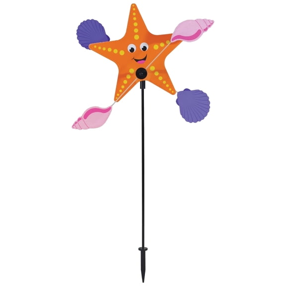 In the Breeze 2563 — Starfish Whirligig Spinner — Wind Spinner for your Yard or Garden
