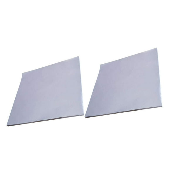 CTIRCHIU Aluminum Foil Sheets for Food 50Pcs Tinfoil Baking Paper Silver