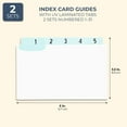 thumbnail image 2 of 2 Sets Daily Index Card Dividers with UV Laminated Tabs, Numbers 1-31, 3.5 x 5 in., 2 of 7