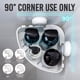 thumbnail image 3 of Shower Shelf - Load Capacity 10kg - Corner Suction Cup - 8.433cm - White 1pc, 3 of 5