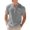 Grey, variant on CUSTG Men Tshirts Summer Linen T Shirt Loose Casual Workwear Short Sleeve Tops Stylish Solid Color T-Shirts