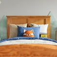 thumbnail image 5 of AFI Charlotte Twin Wood Low Profile Platform Bed with Matching Footboard, Light Toffee, 5 of 12