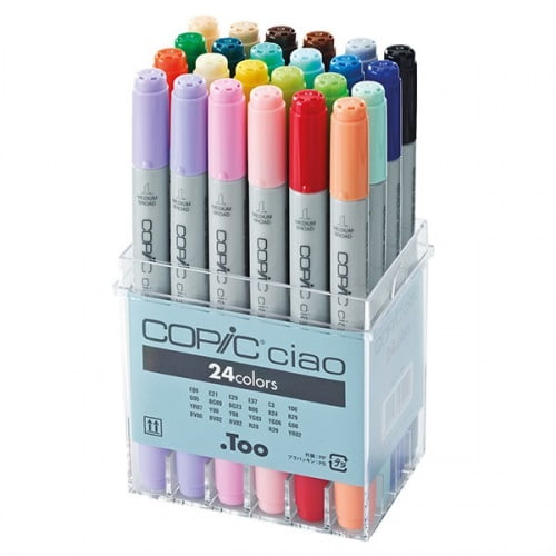 Copic Markers Nbsp Ciao Set 24 Walmart Com Walmart Com