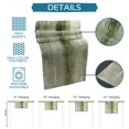 thumbnail image 7 of Table Runner Dresser Scarves 70 Inch Long, Abstract Sage Green Oil Painting Linen Dining Table Runners Retro Rustic Graffiti Artwork Tabletop Scarf for Wedding Holiday Party Kitchen, 7 of 7