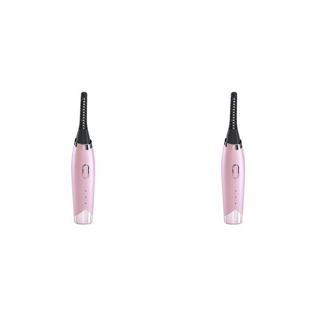 Rizador de pestañas eléctrico Seitruly ABS recargable calentamiento rápido rosa Blanco
