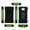 green, variant on Dezsed Phone Charger LED Dual USB Ports Solar Panel Power Bank Case Charger DIY Kits Box green