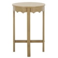 thumbnail image 5 of Safavieh Seraphina Traditional Wood Round End Table, Desert Brown, 5 of 9