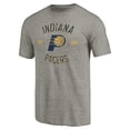 thumbnail image 2 of Men's Gray Indiana Pacers Team Heritage Tri-Blend T-Shirt, 2 of 3