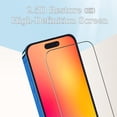 thumbnail image 3 of TEMOGU-[3-Pack] Screen Protector For iPhone 16 Pro Max Tempered Glass, Case-Friendly, HD Clear, Anti Scratch, No-Bubble, Easy to install, 3 of 4