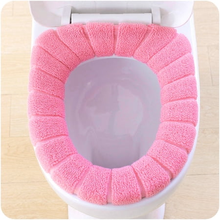 TIHLMK Clearance Comfortable Velvet Coral Toilet Seat Cover Standard Pumpkin Pattern Cushion