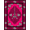 Hot Pink, Pattern 2, variant on ODIKA Eiffel Spotted Cheetah Tower Zebra Stripe Print Paris Leopard Refined Structured Non-Slip Chair-Friendly for Home Office, Gaming Room, Under Desk