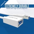 thumbnail image 4 of Sabrent 22AWG USB 3.0 Extension Cable - A-Male to A-Female [White] 3 Feet (CB-303W), 4 of 6