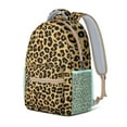 thumbnail image 2 of Everyday School Bag with Unique Leopard and Tropical Animal Print, Lightweight Student Backpack Featuring Fashionable Glitter Spots and Abstract Patterns, 2 of 6