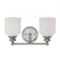 thumbnail image 1 of Savoy House Melrose 2 Light Bath Bar in Polished Chrome, 1 of 1