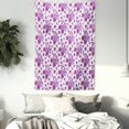 thumbnail image 3 of Mauve Decor Tapestry, Vibrant Raspberries Branches Leaves Freshening Nature Fruit Art Illustration, Wall Hanging for Bedroom Living Room Dorm Decor, 40W X 60L Inches, Violet Purple, by Ambesonne, 3 of 5