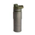 thumbnail image 1 of GRAYL UltraPress Titanium 16.9 oz purificador de agua y botella de filtro para senderismo, mochilero, supervivencia, viajes Bushcraft (verde oliva), 1 of 9