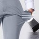 thumbnail image 5 of Pantalones de traje de color liso para hombre, de negocios, informales, de moda, largos, para hombre, 5 of 6