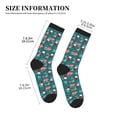 thumbnail image 3 of Vsdgher Medical Elements Unisex Crew Socks Lightweight Breathable Ventilation Ankle Socks, Mid-calf socks for Daily, 3 of 7
