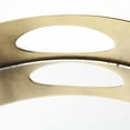 thumbnail image 6 of Mercana Serkis Gold Metal Mirrored Base Round Tray, 6 of 7