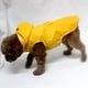 thumbnail image 4 of Impermeable reflectante con capucha para perros grandes, impermeable, poncho para cachorros (amarillo, 5XL), 4 of 5