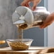 thumbnail image 2 of Tarros de almacenamiento herméticos con tapa, caja de almacenamiento de copos de maíz, latas de cereales de cocina, recipiente dispensador de cereales de plástico a prueba de fugas para harina,, 2 of 4