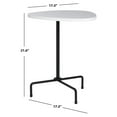 thumbnail image 6 of SAFAVIEH Berlin Tripod Guitar Pick Style Side Table, White Lacquer, 6 of 12