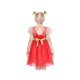 thumbnail image 4 of Vestido de Niña Rojo Brillante de Malla con Vuelo Boda Princesa Fiesta de Navidad 6 Años, 4 of 6