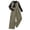 Green, variant on LYHaoo Fashionable Kids Girls Outfits Long Sleeve Knit Ribbed Tops Vest Wide Leg Pants Three Piece Casual Clothes Girls Outfit Sets Sizes 7-8 Years(Brown)