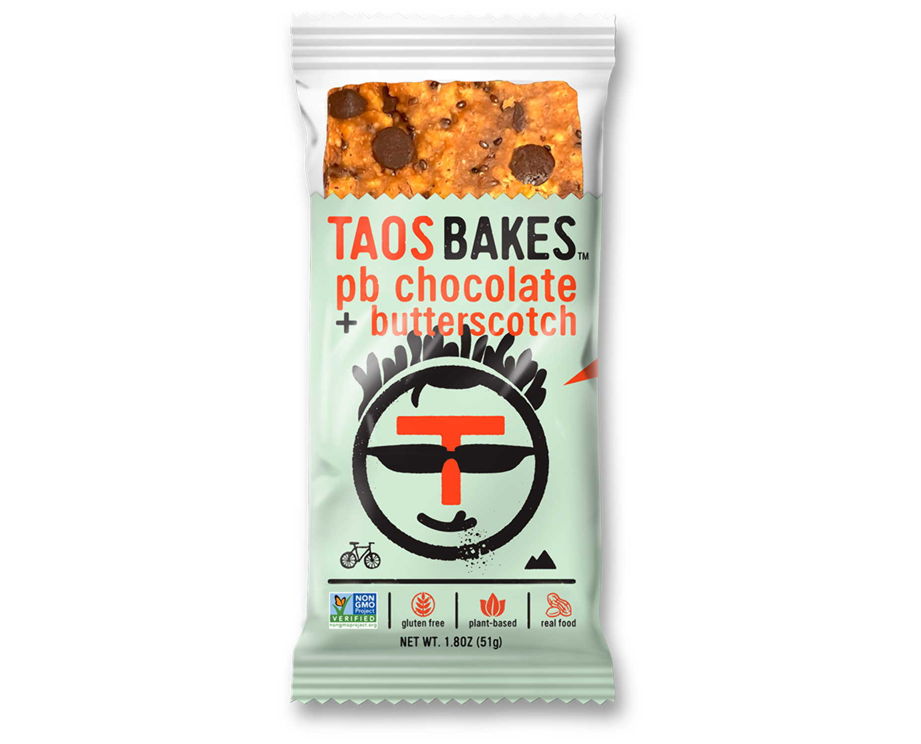 Taos Bakes - Peanut Butter Chocolate + Butterscotch - Granola Bars - 6g Protein - 12 pk, 1.8oz ea