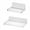 White-723, variant on Clear Acrylic Floating Shelf Foldable Wall Mounted Organizer for Bathroom Towels and Cosmetics Display with Easy Installation for Home Decor and Small Space Storage Solutions Akmoler | White