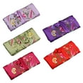thumbnail image 6 of Whoamigo Traditional Silk Travel Pouch Classic Chinese Embroidery Jewelry Bag Organizer Jewelry Pouch Roll Wrap Gift Bags, 6 of 10