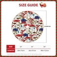 thumbnail image 4 of Kll Colorful Mushrooms Christmas Tree Skirt ,Party Decorations Farmhouse For Christmas Decorations Holiday Party, 4 of 8