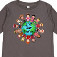 thumbnail image 4 of Inktastic Earth Day International Boys or Girls Long Sleeve Toddler T-Shirt, 4 of 5