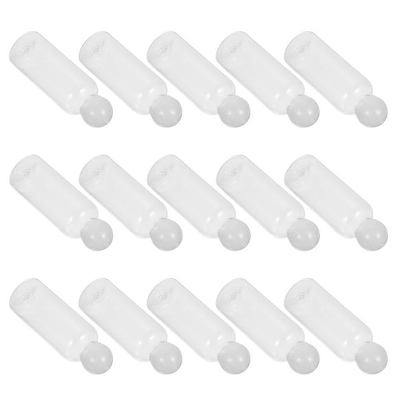 LOLIPPYY 15-Piece Travel Toiletry Bottles Set with Leak-Proof Plastic Containers for Daily Personal Care