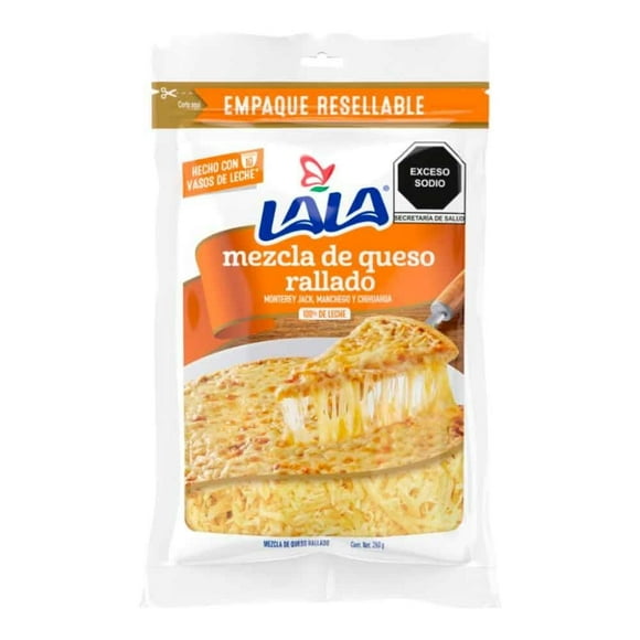 Queso Lala mezcla rallado 250 g