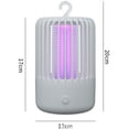 thumbnail image 3 of Lámpara antimosquitos, repelente de moscas eléctrico, dispositivo eléctrico para matar moscas, repelente de mosquitos, atrapamoscas, potentes trampas antiplagas de 360° para interiores y, 3 of 5