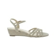 thumbnail image 3 of Pink Paradox London Womens Winslow Wedges Dress Sandals Gold 8.5 Medium (B,M), 3 of 3