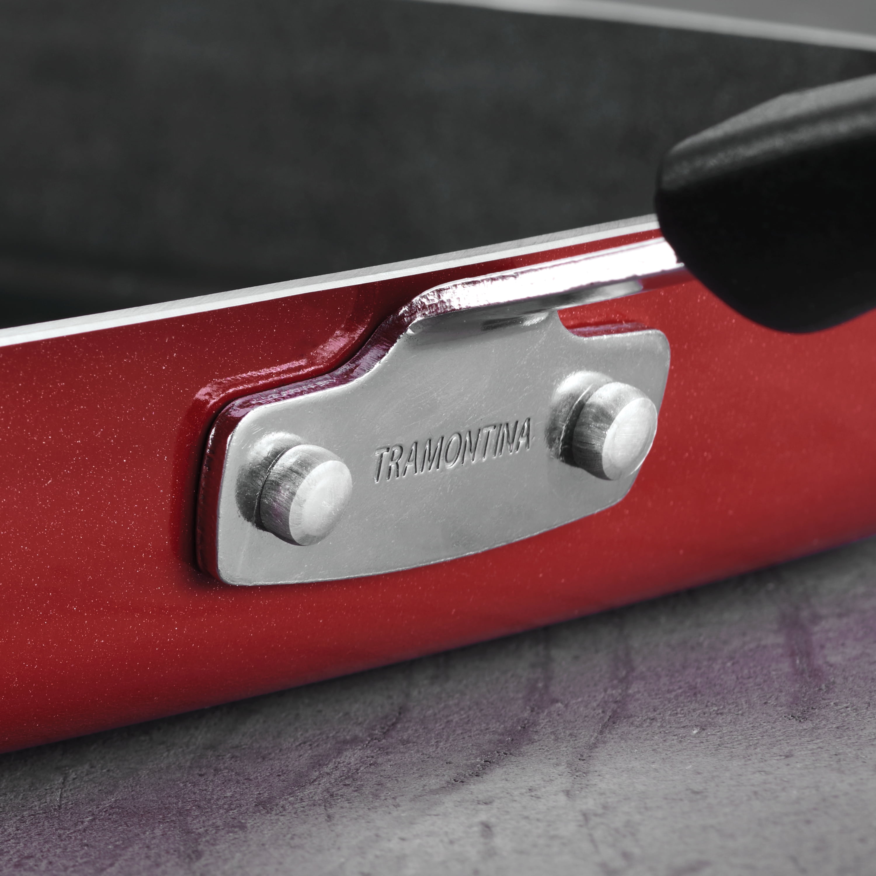 Tramontina EveryDay 11 in Aluminum Nonstick Square Grill Pan – Red