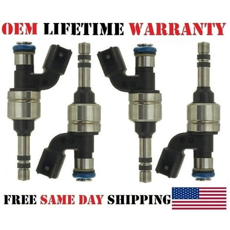 X4 Oem Fuel Injectors For 2011 2017 Chevrolet Equinox 2 4l