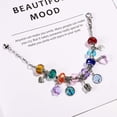 thumbnail image 2 of 20Pcs 10x19.5mm Handmaking Large Hole Glass Beads Mix Color Charm for Jewelry Making - Dark Blue, 2 of 7